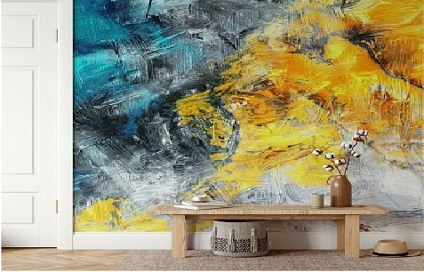 祥云墙面油画如何保养？