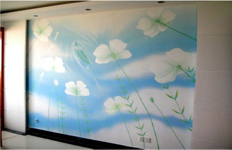 祥云画墙绘怎么画好白云的蓬松感？