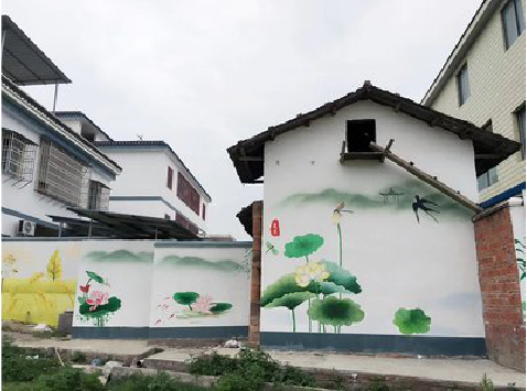 祥云室外墙绘-从选材到保养。