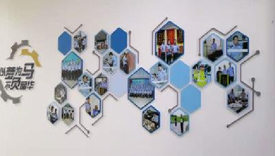 祥云文化墙最常见的做法。