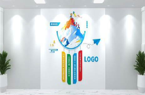 祥云公司企业形象墙的工艺材料有哪些？